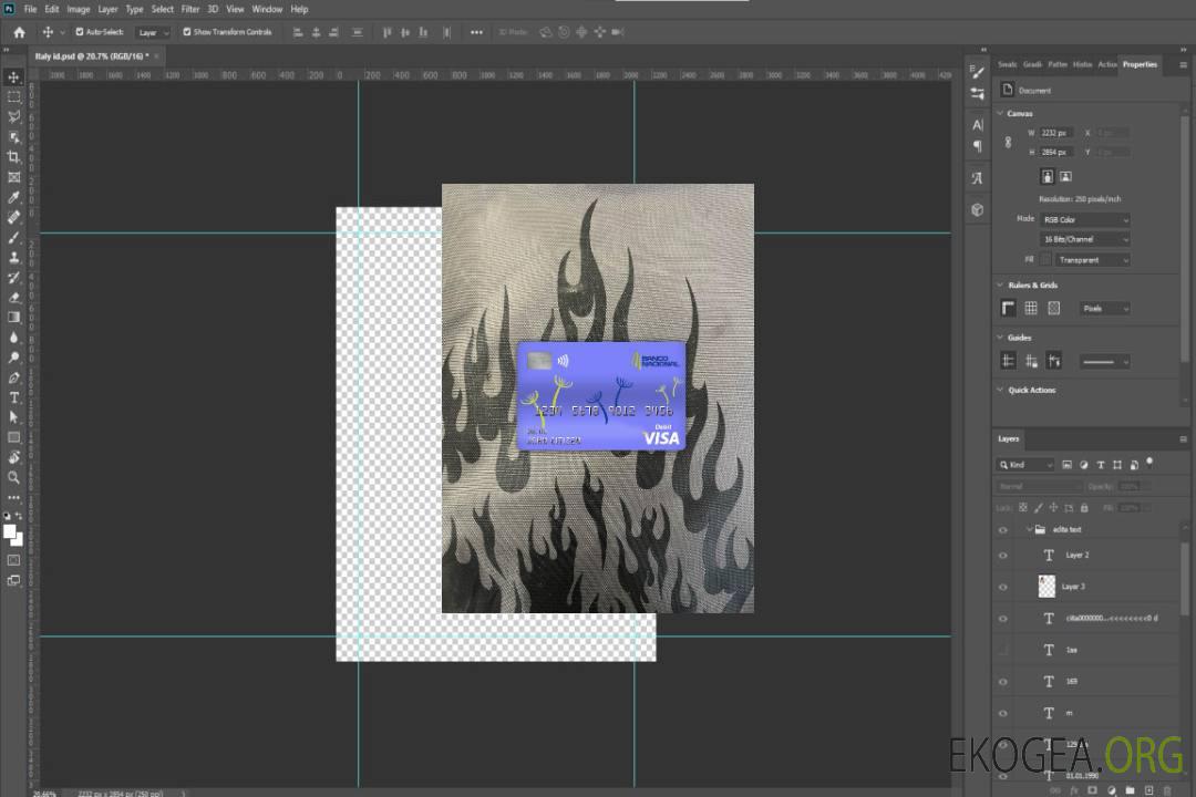 Costa Rica banco nacional banque carte visa photolook , avant template Costa Rica banco nacional banque carte visa photolook , avant template